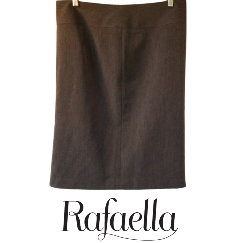 Gray Pencil Dress Skirt, Size 8